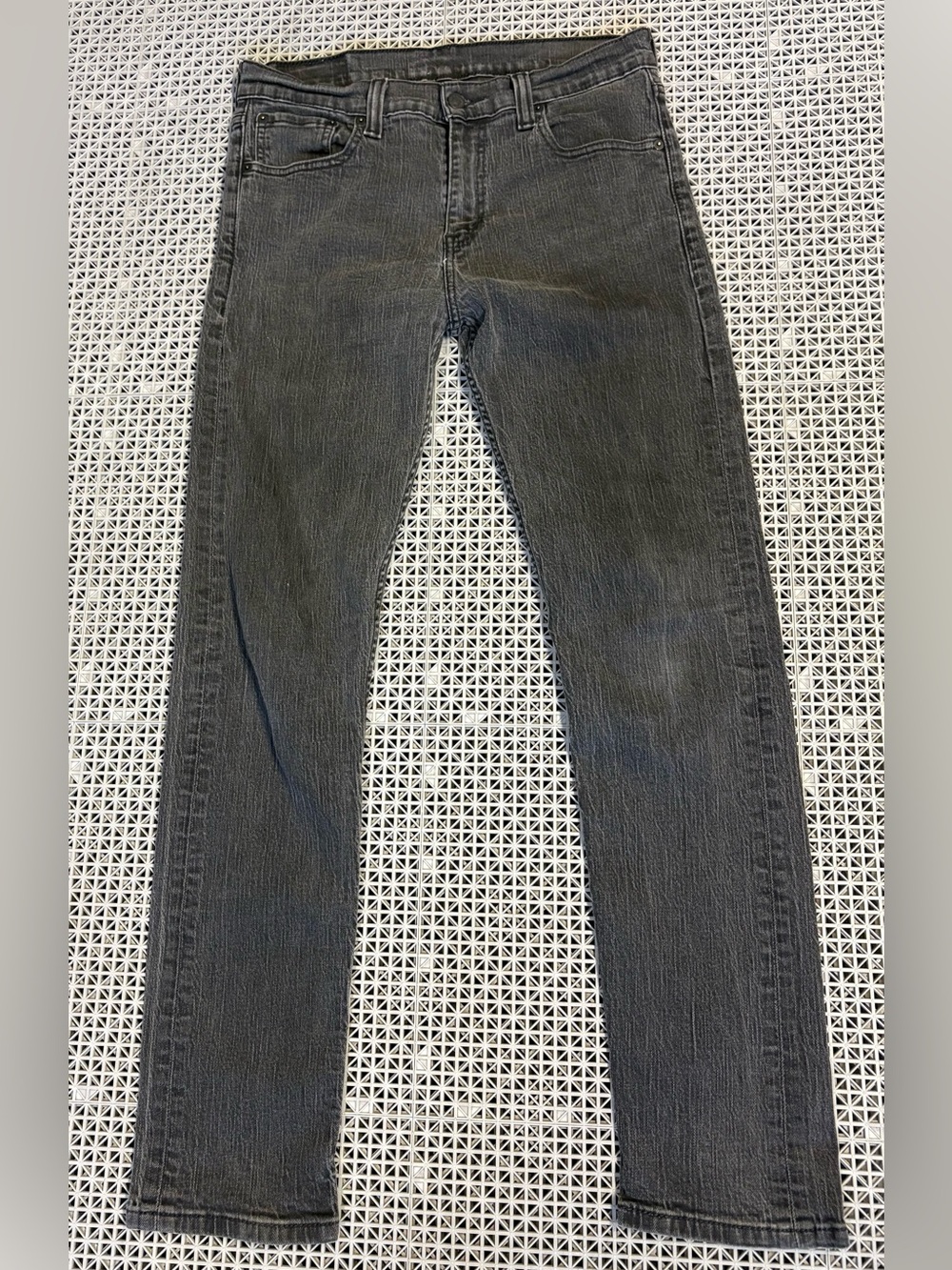 Levi's 508 Straight Jeans in Charcoal Black